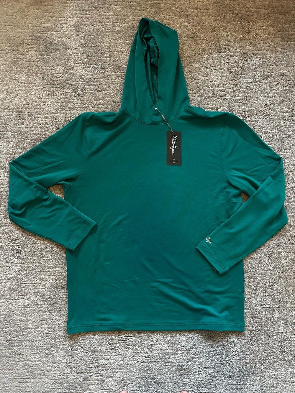Walter Hagen Men's Long-Sleeve Hoodie in Green